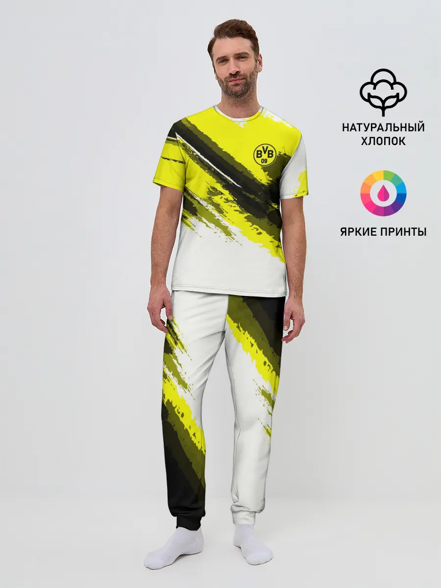 Мужская пижама с брюками / FC Borussia Original 2018