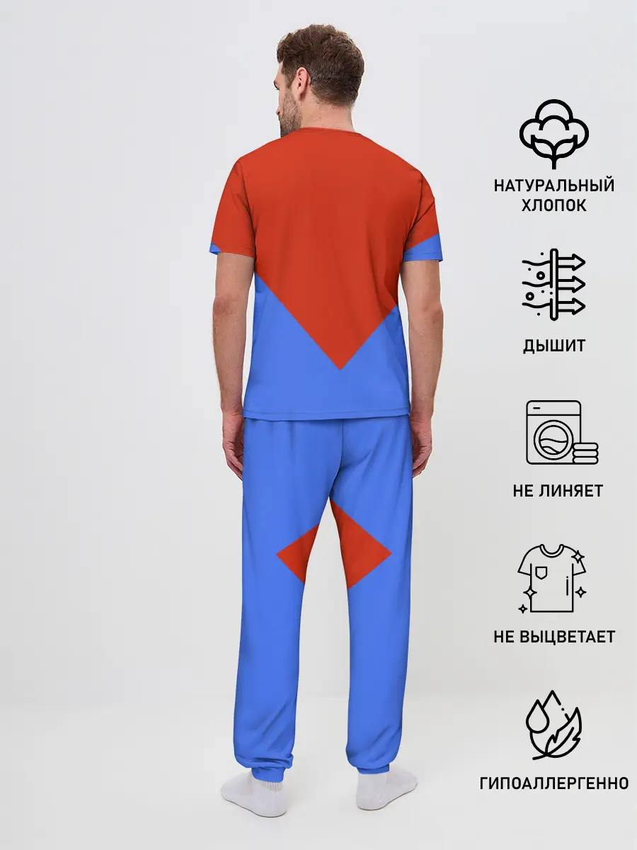 Мужская пижама с брюками / Russia