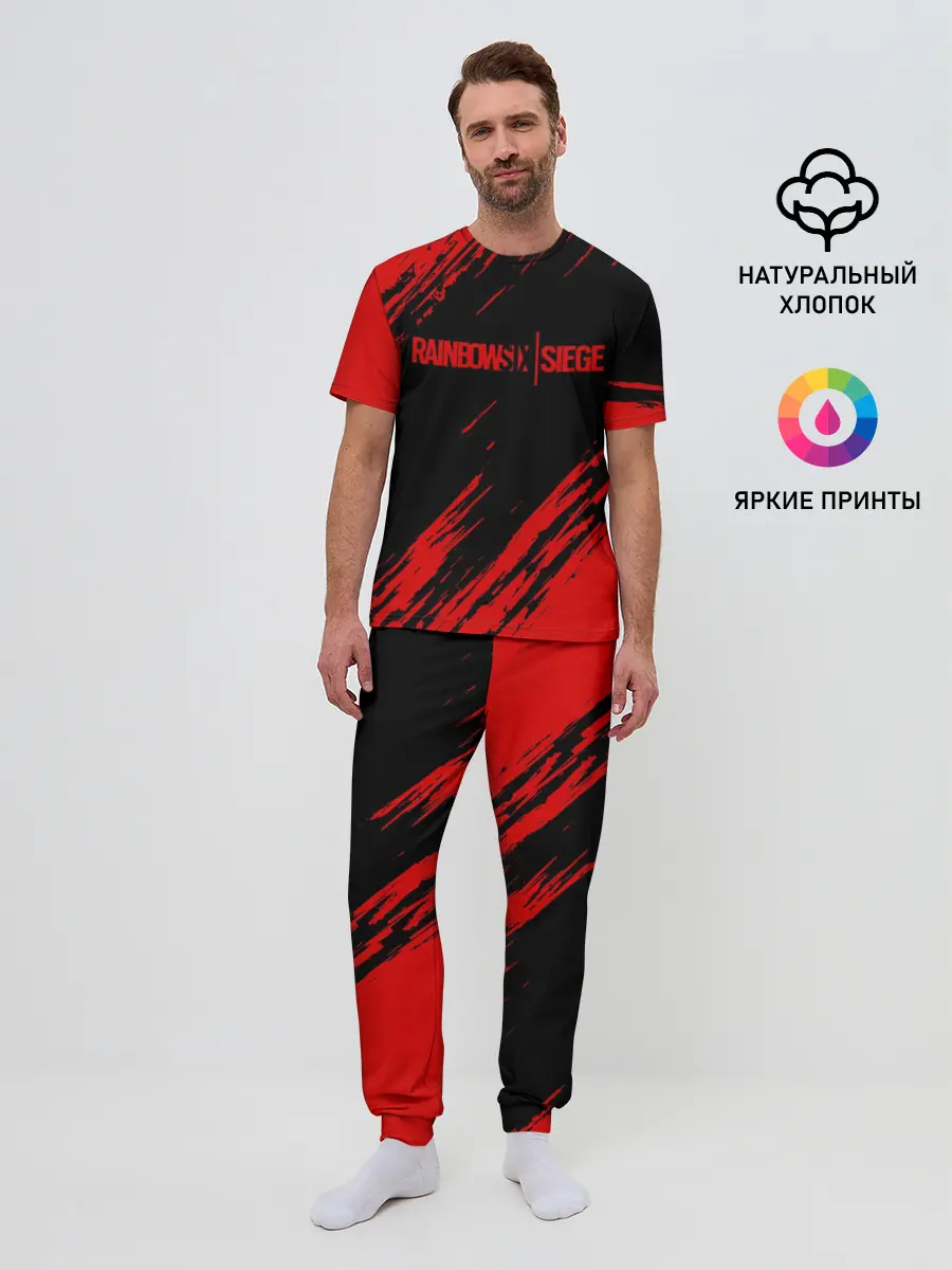 Мужская пижама с брюками / RAINBOW SIX SIEGE OUTBREAK