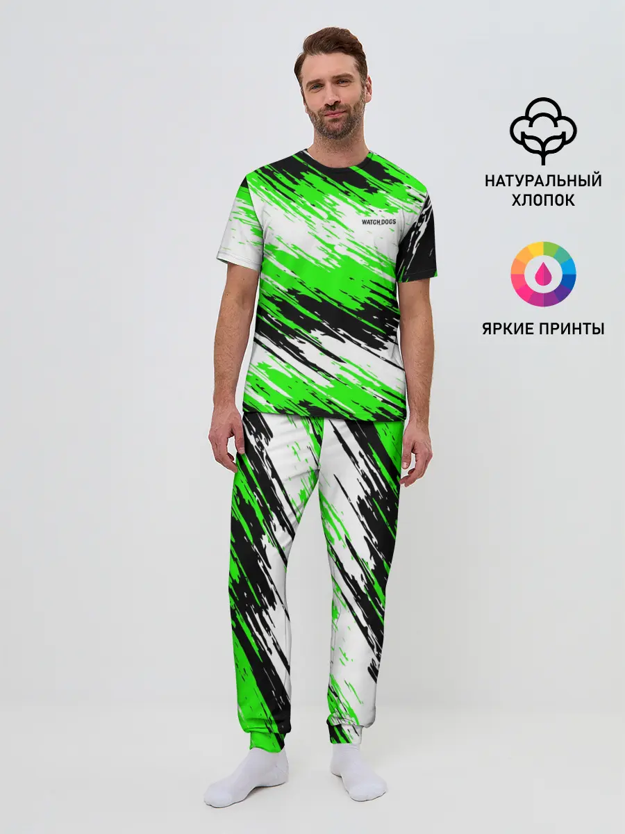 Мужская пижама с брюками / Watch Dogs