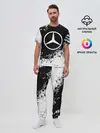Мужская пижама с брюками / Mercedes abstract sport