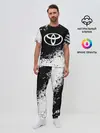 Мужская пижама с брюками / Toyota abstract sport