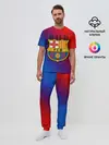 Мужская пижама с брюками / FC Barcelona color sport