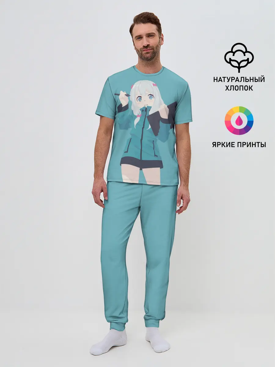 Мужская пижама с брюками / Sagiri Izumi