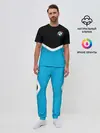 Мужская пижама с брюками / BMW Black & Blue