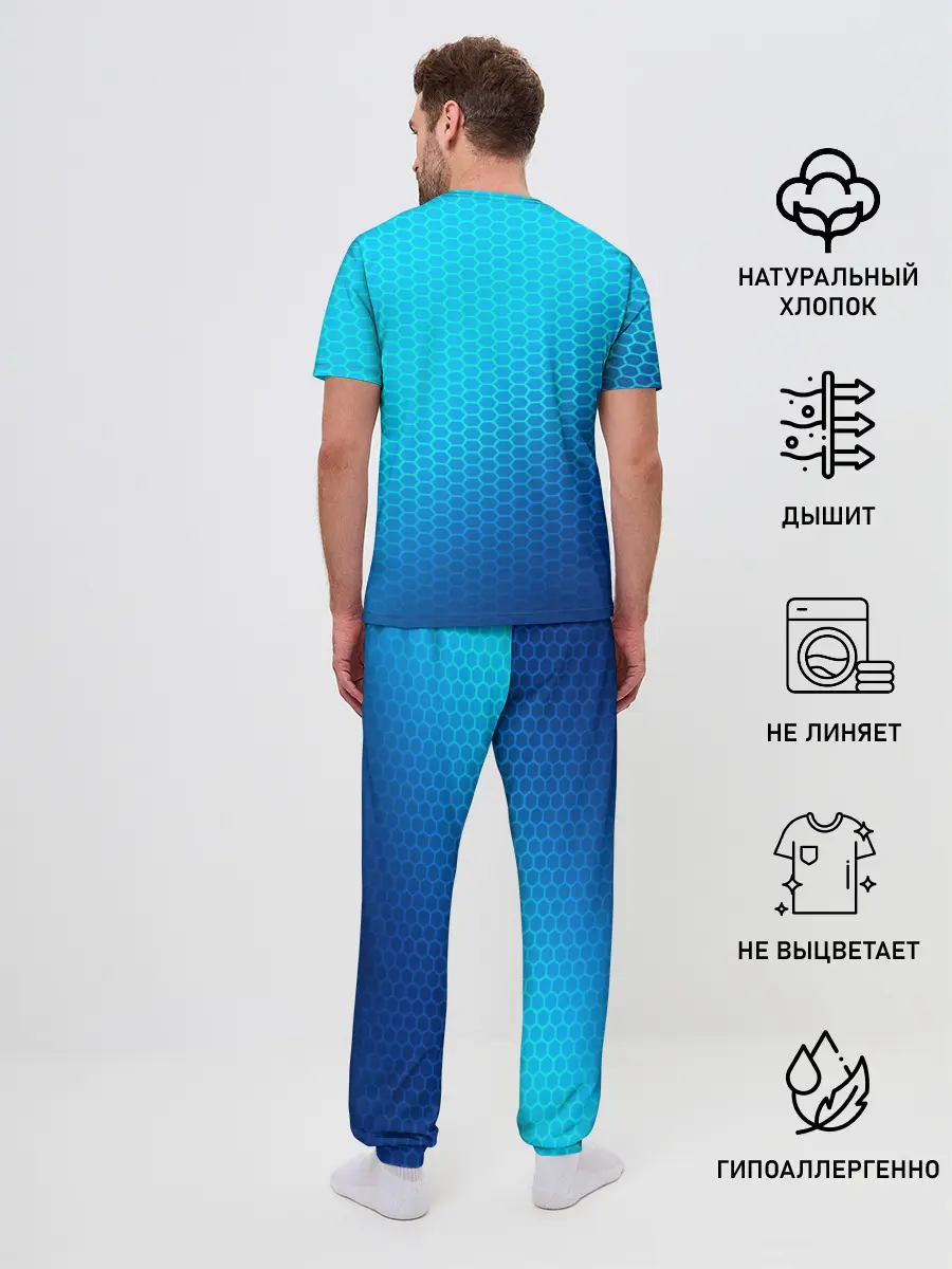 Мужская пижама с брюками / VOLKSWAGEN carbon uniform 2018