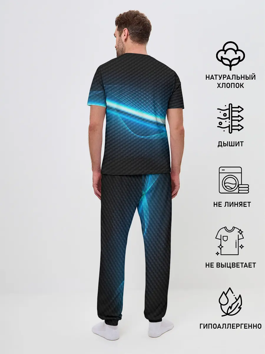 Мужская пижама с брюками / OPEL machine motor XXI