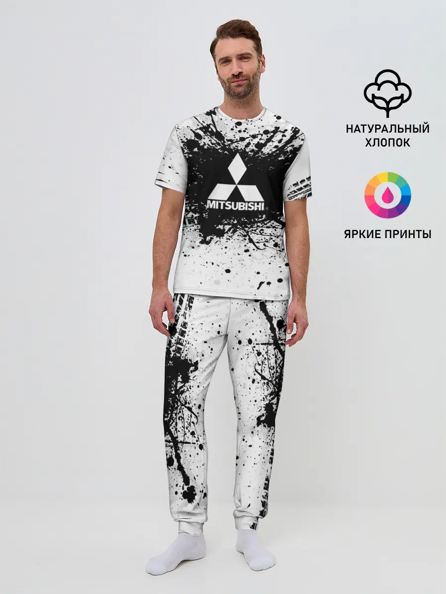 Мужская пижама с брюками / Mitsubishi