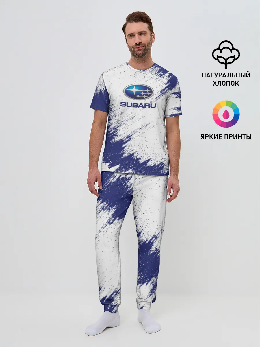 Мужская пижама с брюками / Subaru