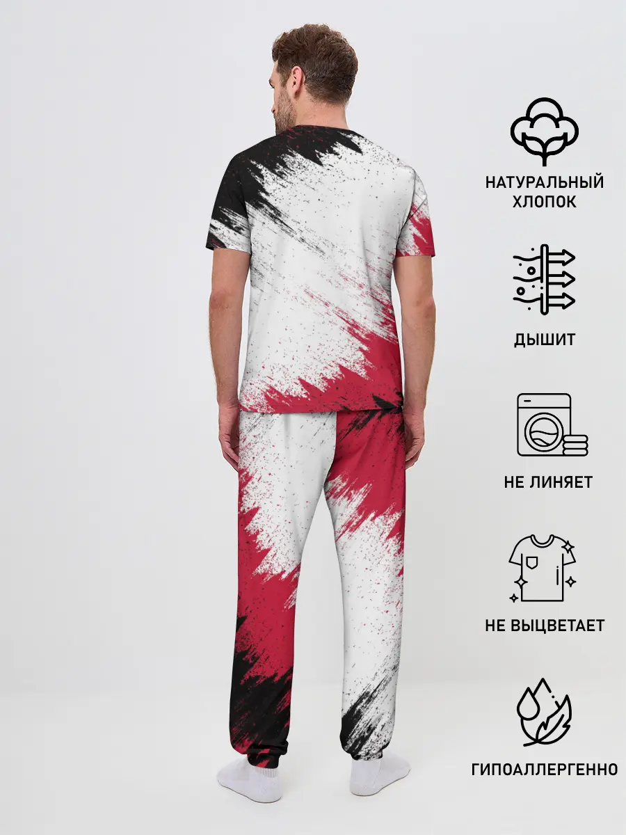 Мужская пижама с брюками / KIA