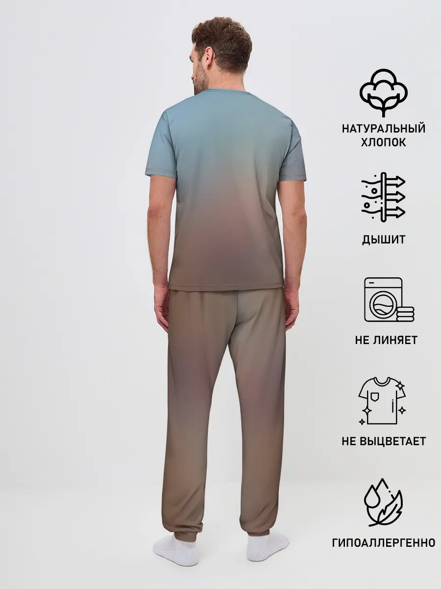 Мужская пижама с брюками / Suna Miku