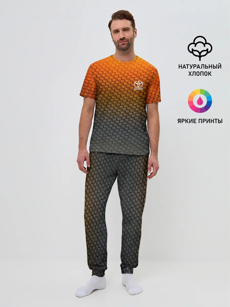 Мужская пижама с брюками / TOYOTA COLLECTION CARBON