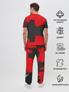 Мужская пижама с брюками / BARCELONA SPORT RED