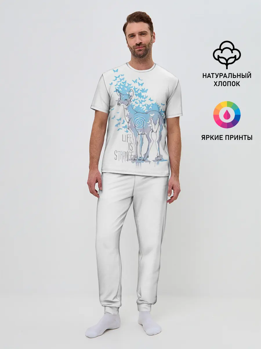 Мужская пижама с брюками / Life is Strange. Олень