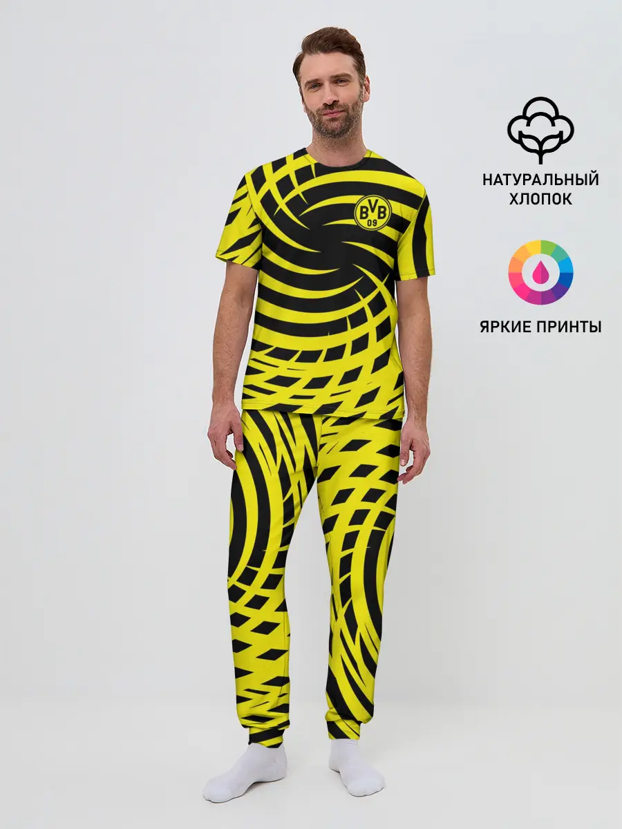 Мужская пижама с брюками / FC Borussia Dortmund