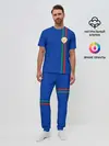 Мужская пижама с брюками / Дагестан, лента с гербом