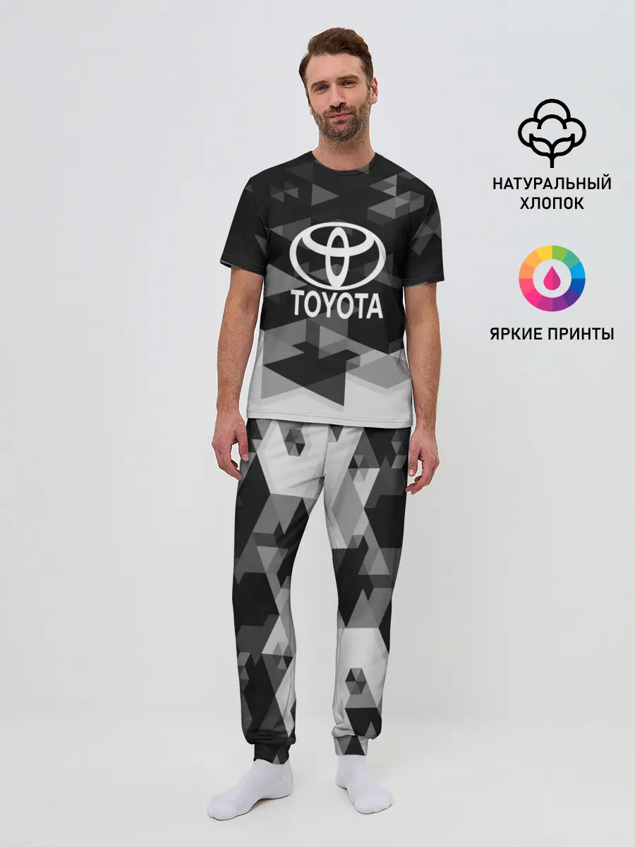 Мужская пижама с брюками / Toyota sport geometry