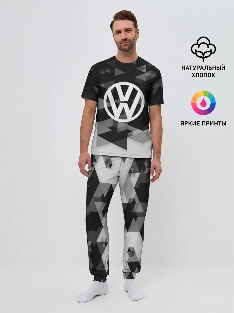 Мужская пижама с брюками / Volkswagen sport geometry