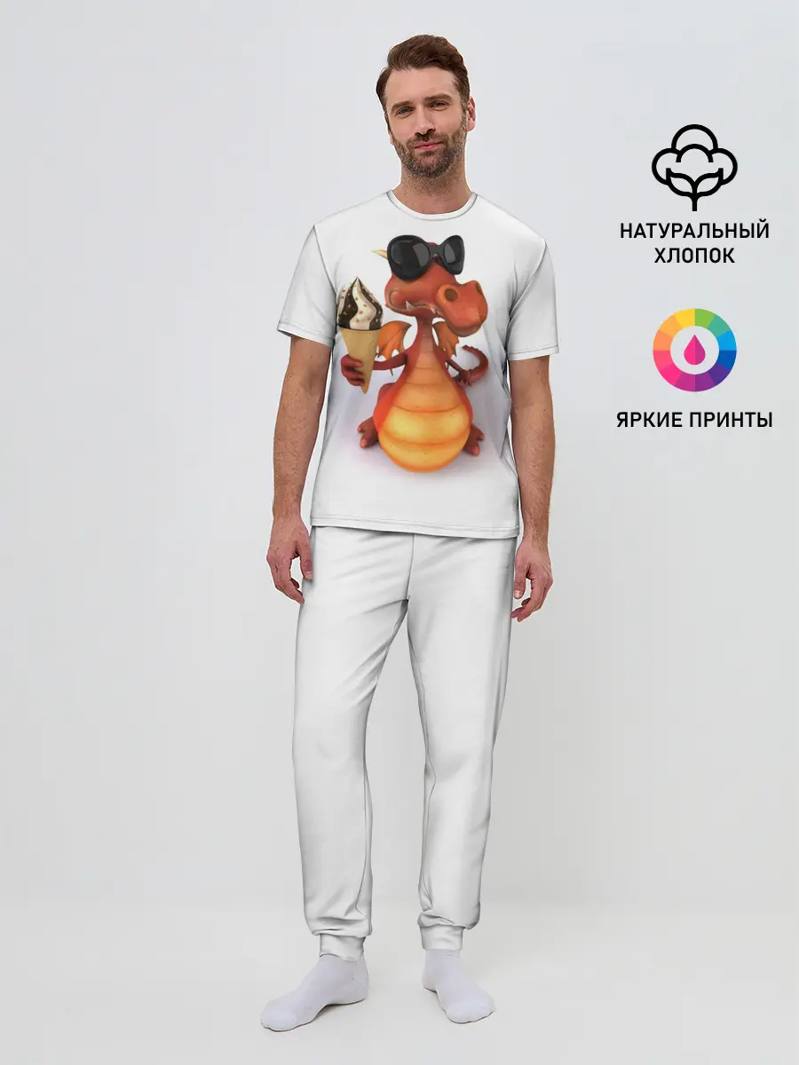 Мужская пижама с брюками / ДОБРЫЙ ДРАКОН | GOOD DRAGON