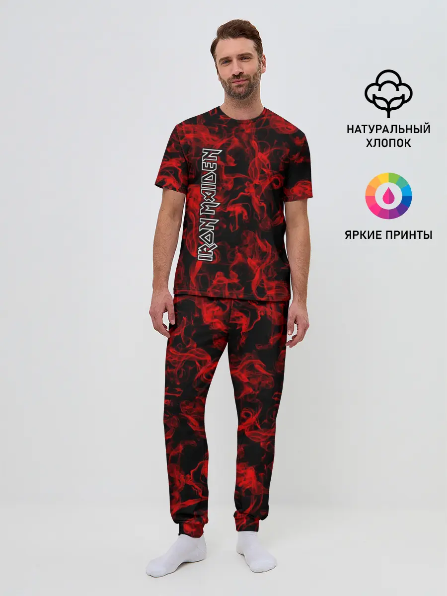 Мужская пижама с брюками / Iron Maiden