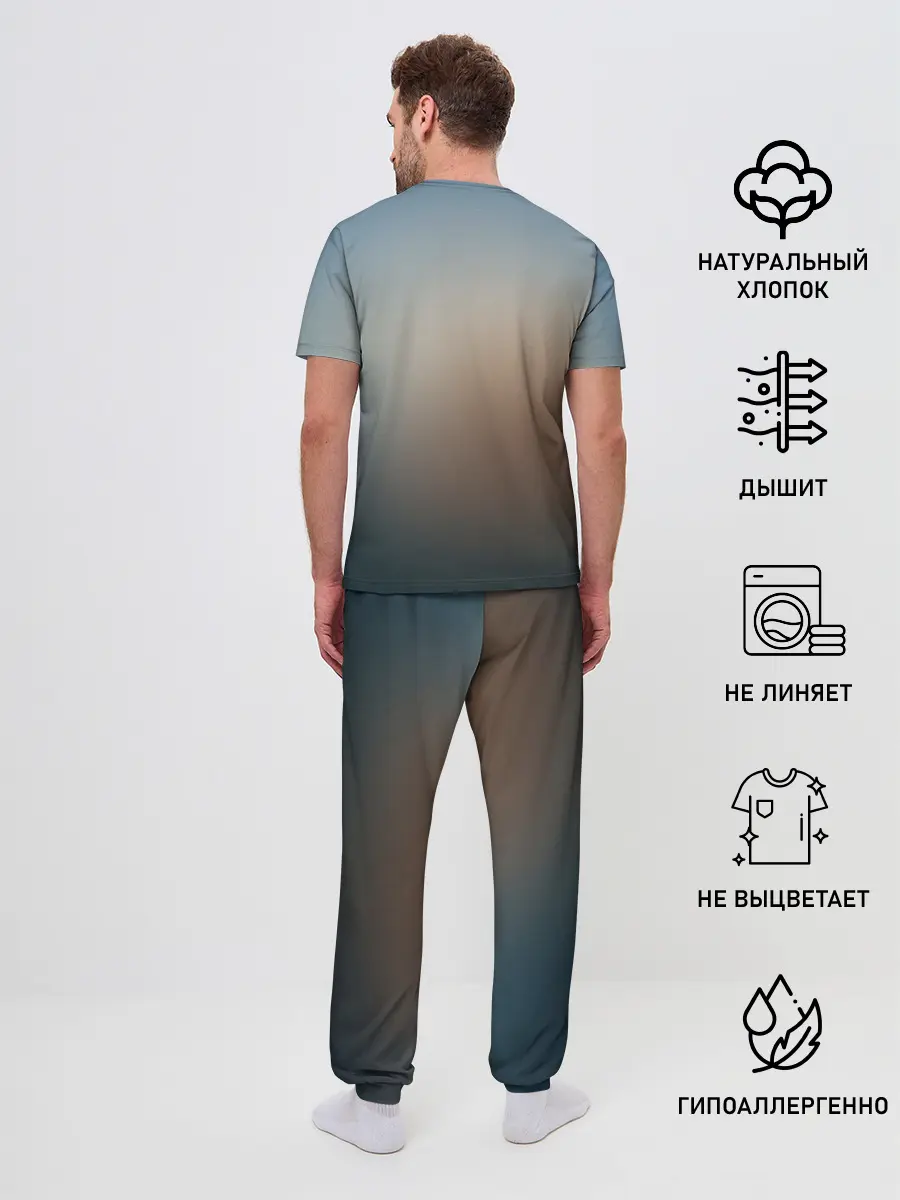 Мужская пижама с брюками / A bear