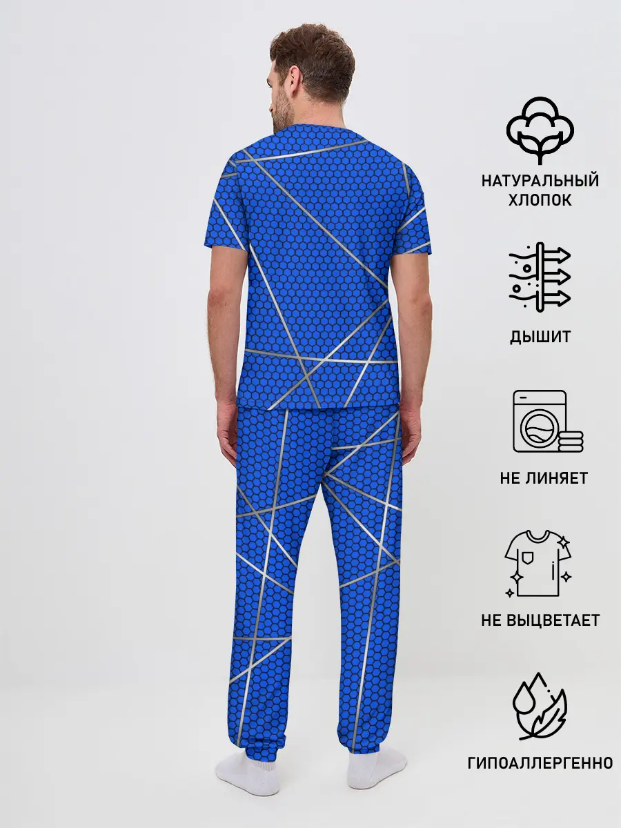 Мужская пижама с брюками / Russia
