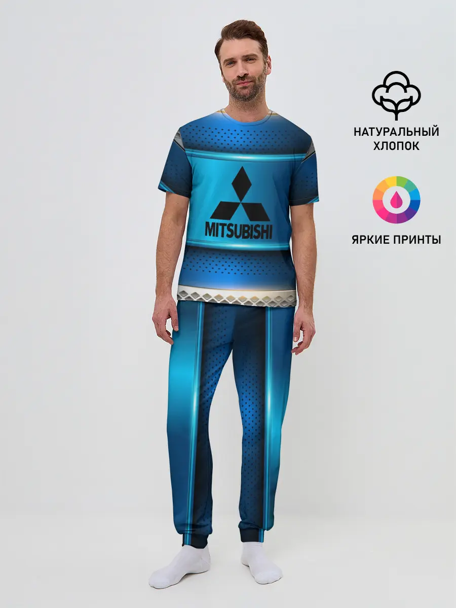 Мужская пижама с брюками / MITSUBISHI sport collection