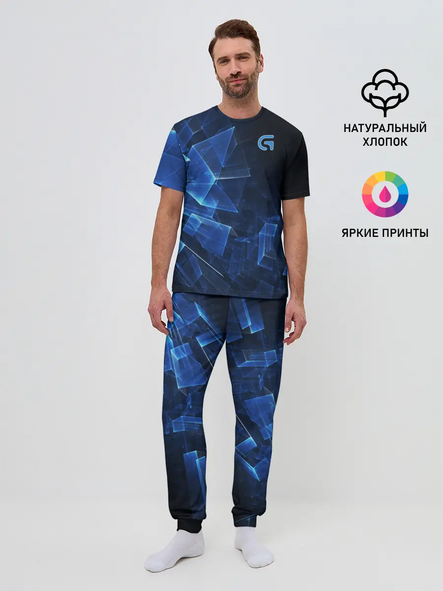 Мужская пижама с брюками / GEOMETRY.