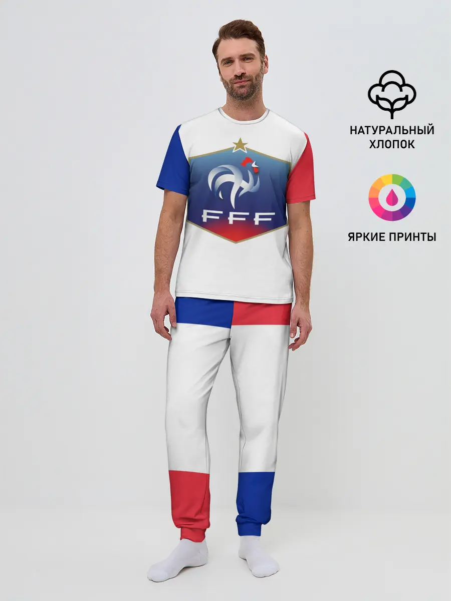 Мужская пижама с брюками / Сборная Франции