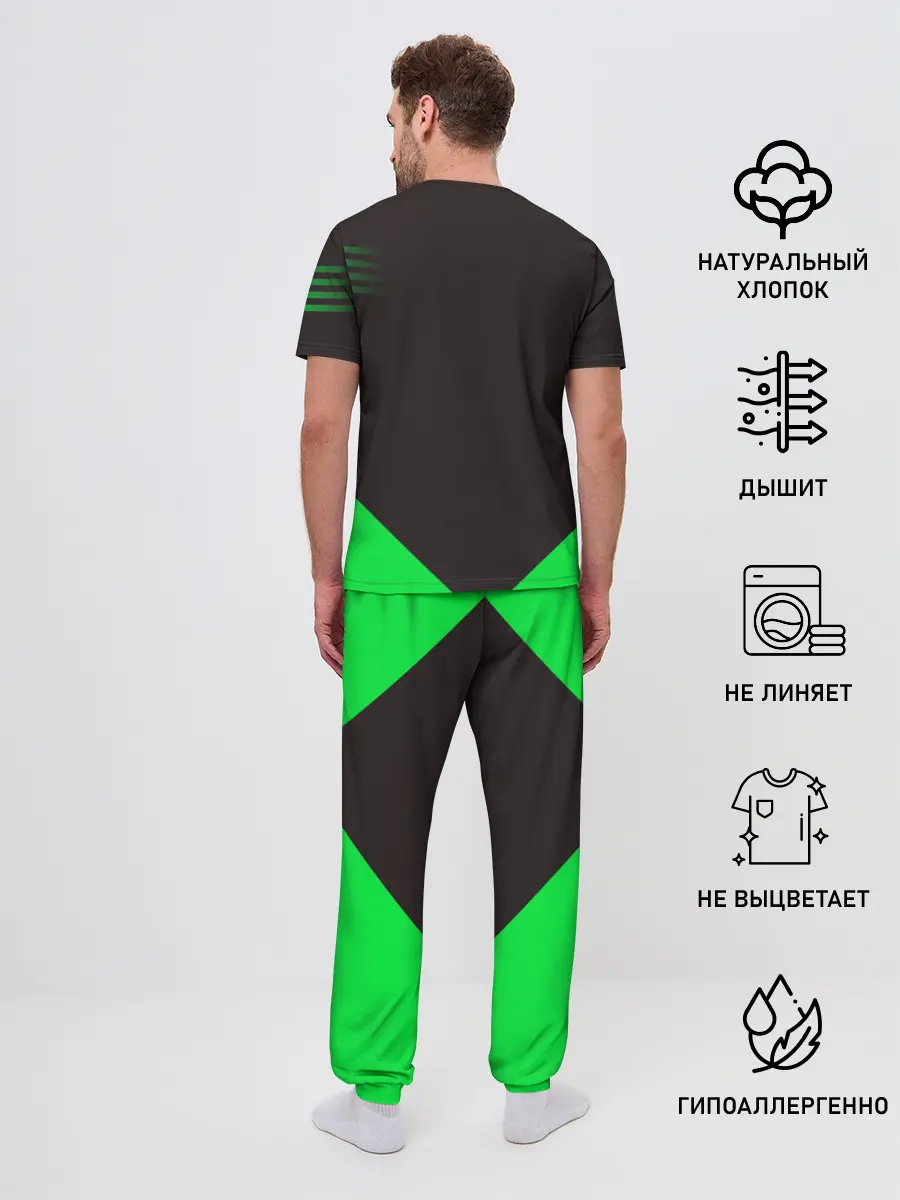 Мужская пижама с брюками / Bicyclist