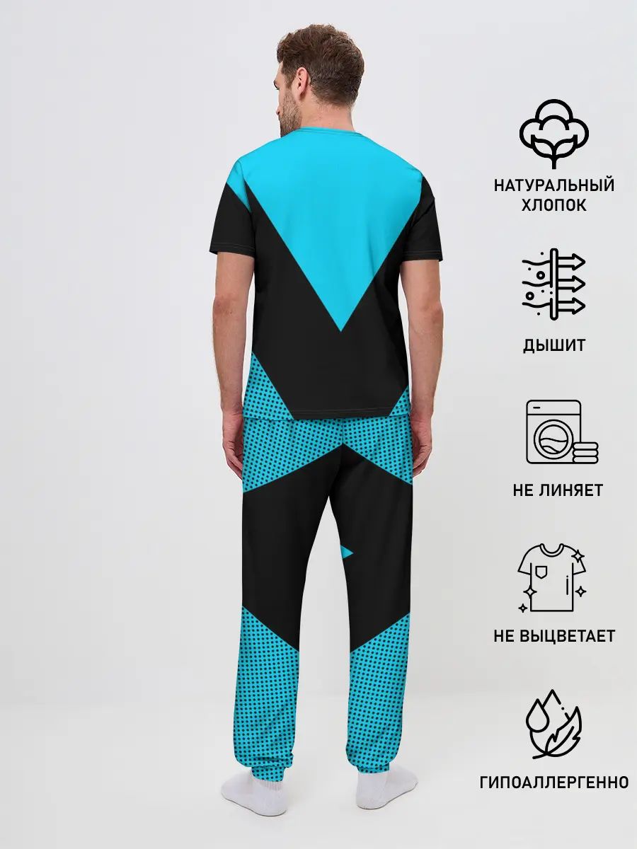 Мужская пижама с брюками / Bicyclist