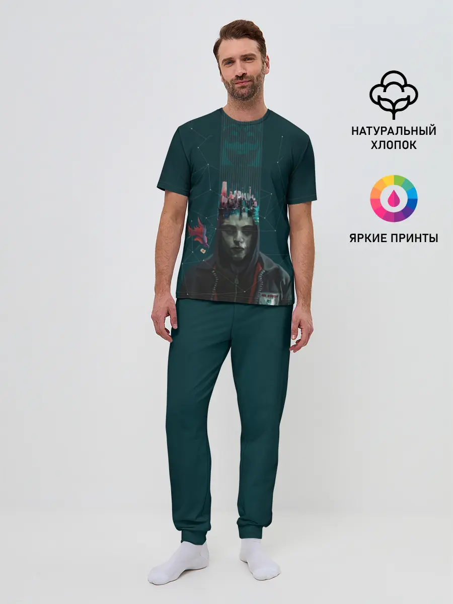 Мужская пижама с брюками / Mr. Robot