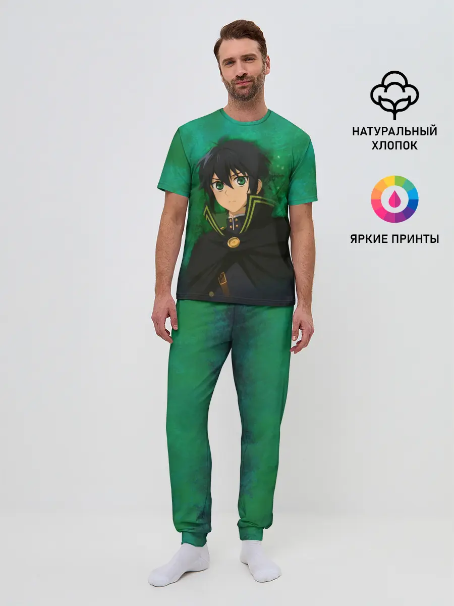 Мужская пижама с брюками / Yuichiro Hyakuya