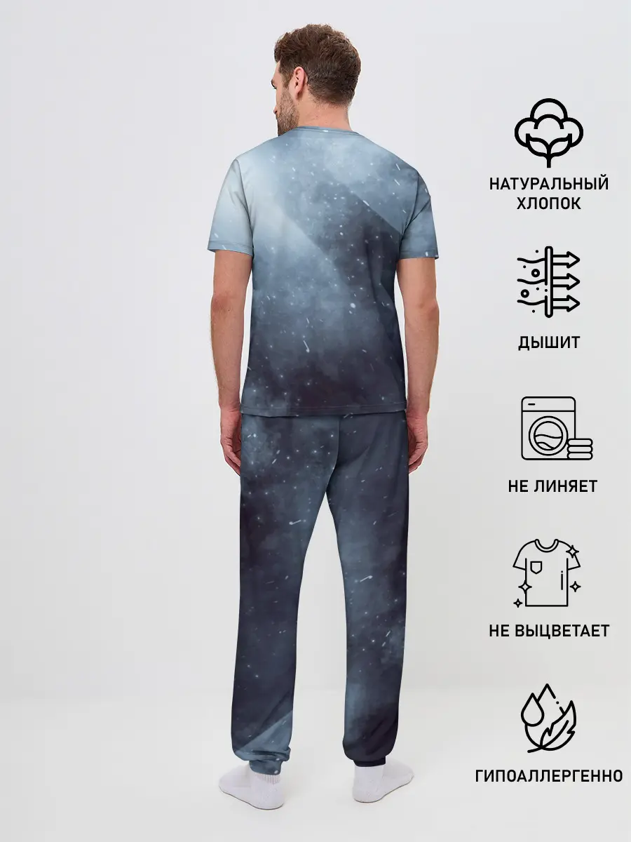 Мужская пижама с брюками / Detroit become human