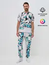 Мужская пижама с брюками / Граффити