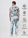Мужская пижама с брюками / Граффити