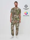 Мужская пижама с брюками / Камуфляж