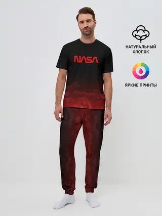 Мужская пижама с брюками / NASA
