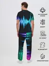 Мужская пижама с брюками / neon music