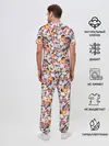 Мужская пижама с брюками / Снегири