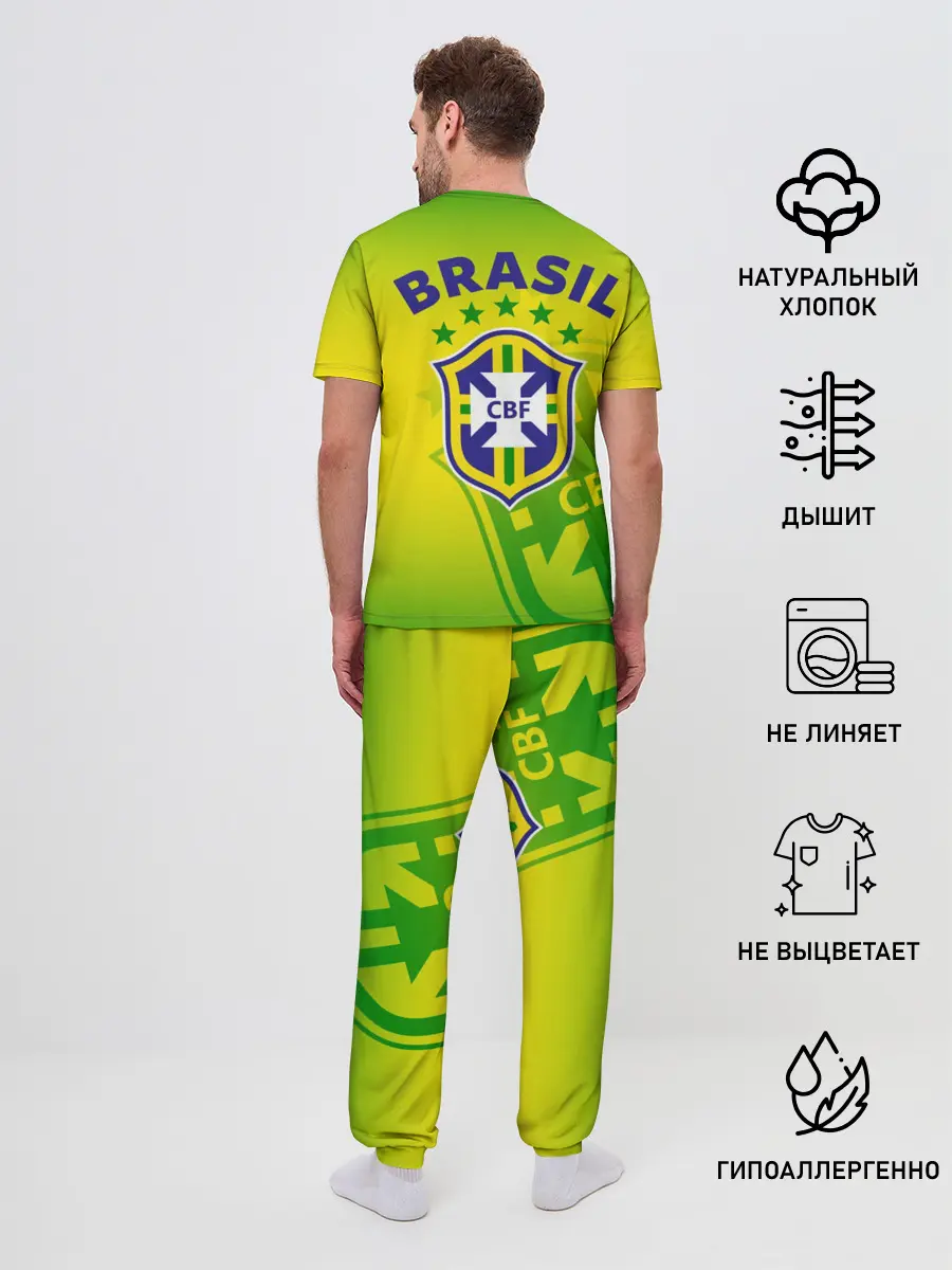 Мужская пижама с брюками / Бразилия