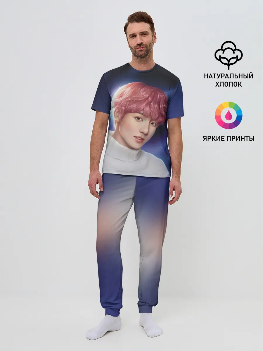 Мужская пижама с брюками / Kiss