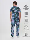 Мужская пижама с брюками / Камуфляж