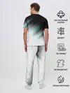 Мужская пижама с брюками / GLITCH STRIPES