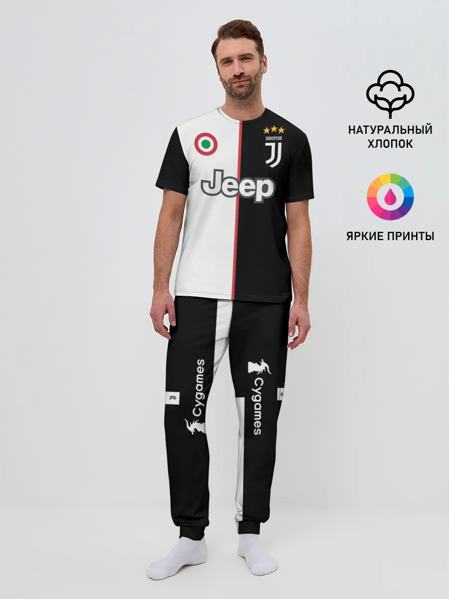 Мужская пижама с брюками / Ronaldo Juventus Home 19/20