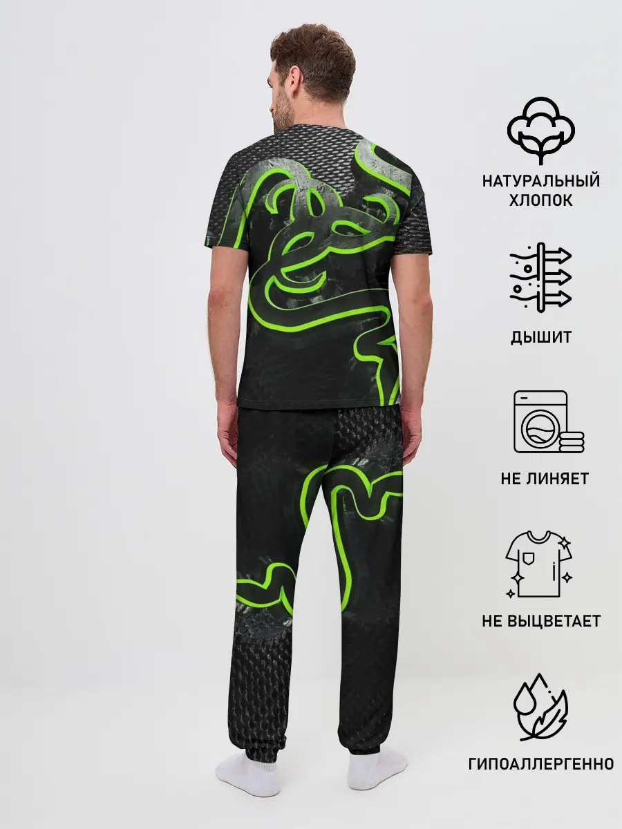 Мужская пижама с брюками / RAZER