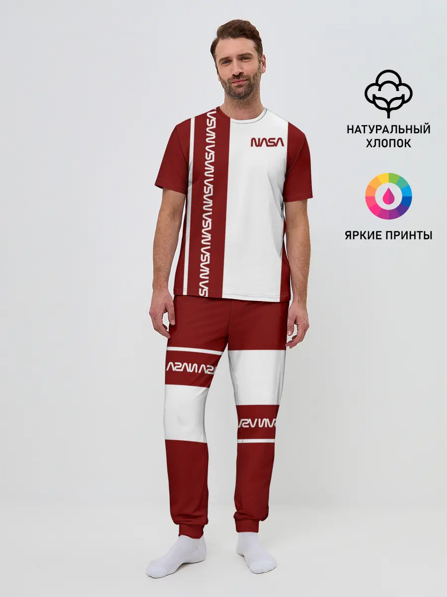 Мужская пижама с брюками / NASA
