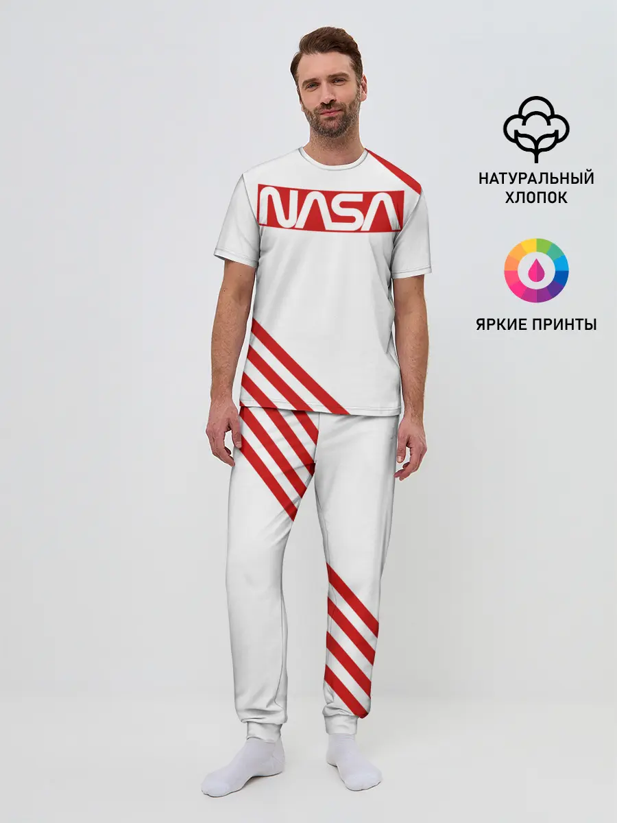 Мужская пижама с брюками / NASA