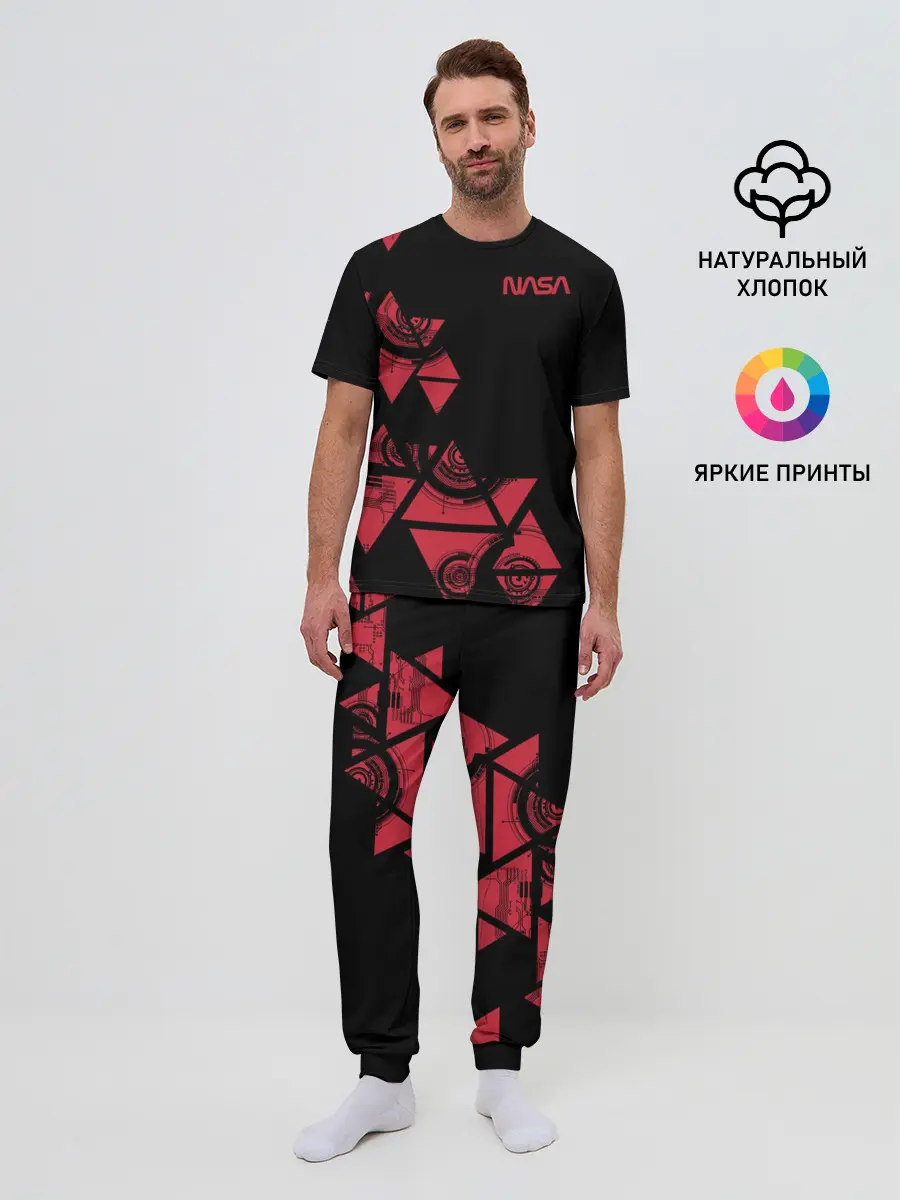 Мужская пижама с брюками / NASA