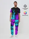 Мужская пижама с брюками / ПЛАМЯ | НЕОНОВЫЙ ОГОНЬ